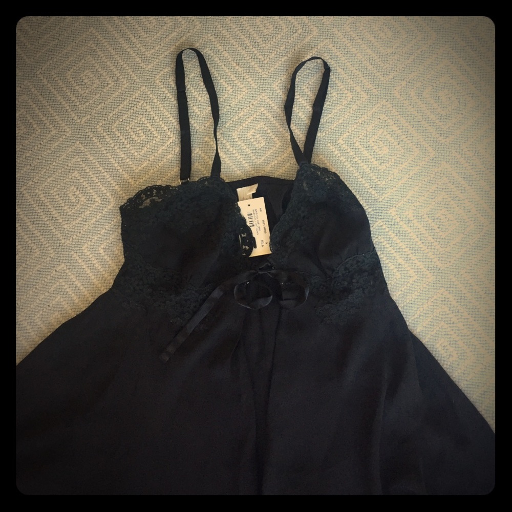 Sheer Black Babydoll