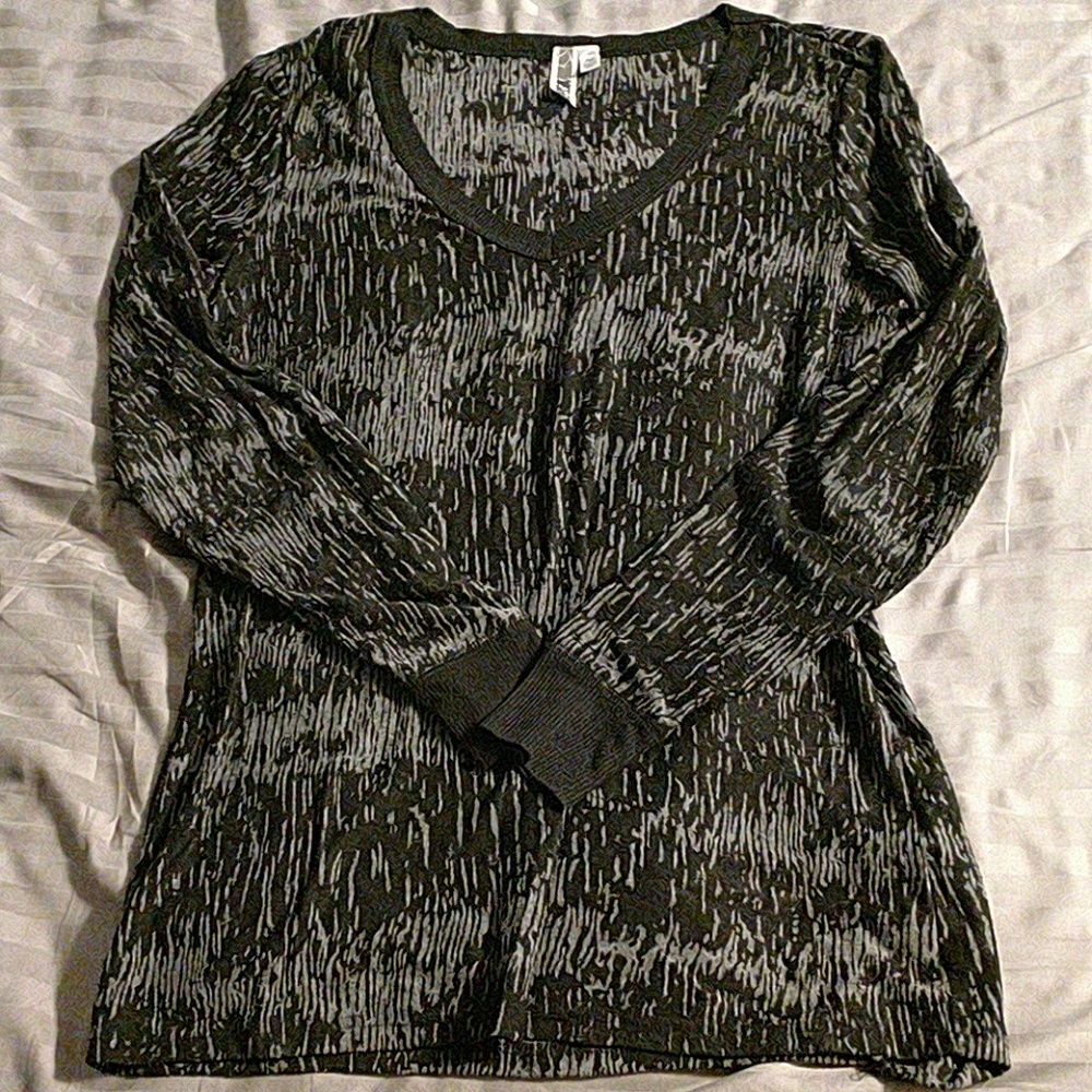 Longsleeve burn out shirt