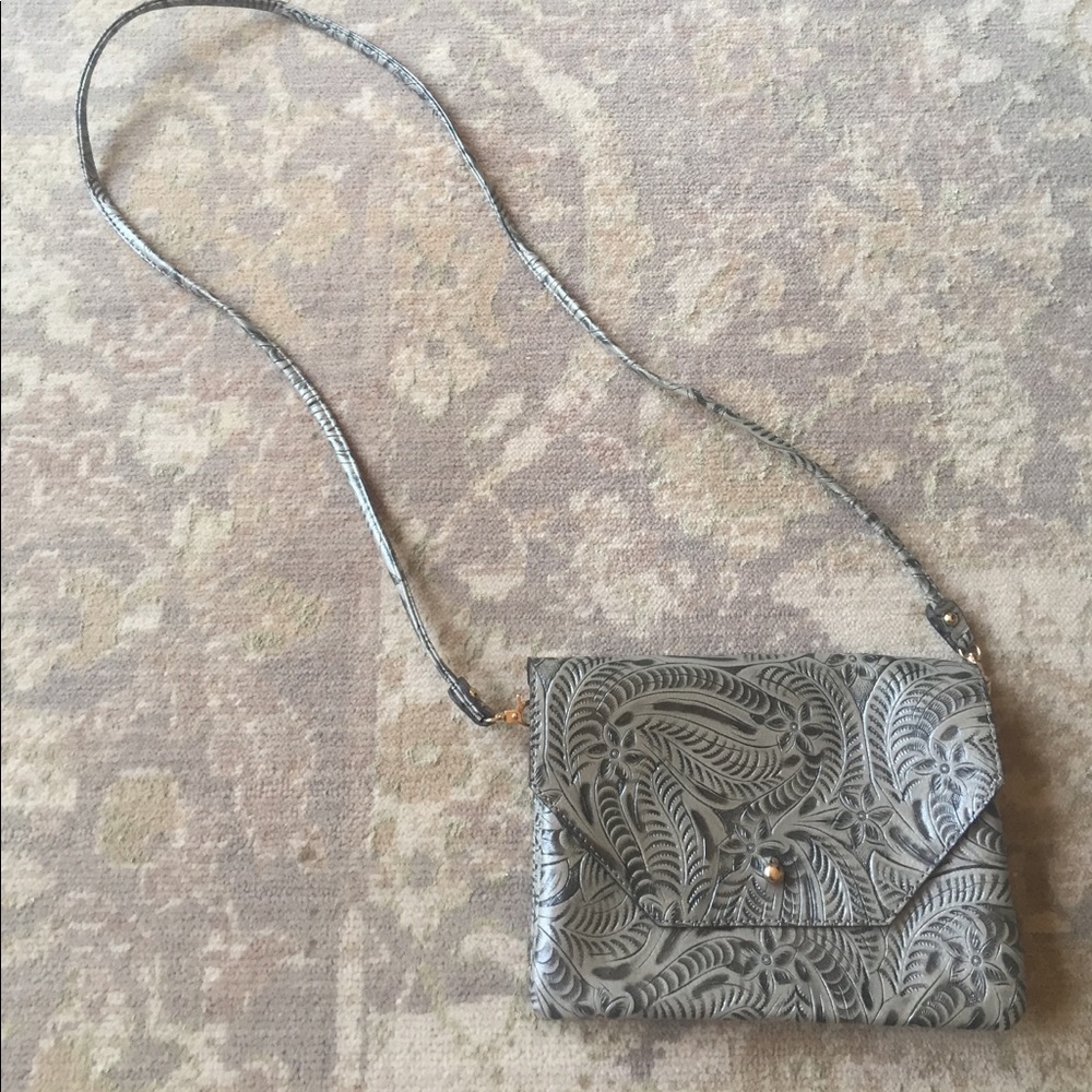 grey purse