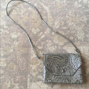 grey purse