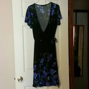 Beautiful floral wrap dress