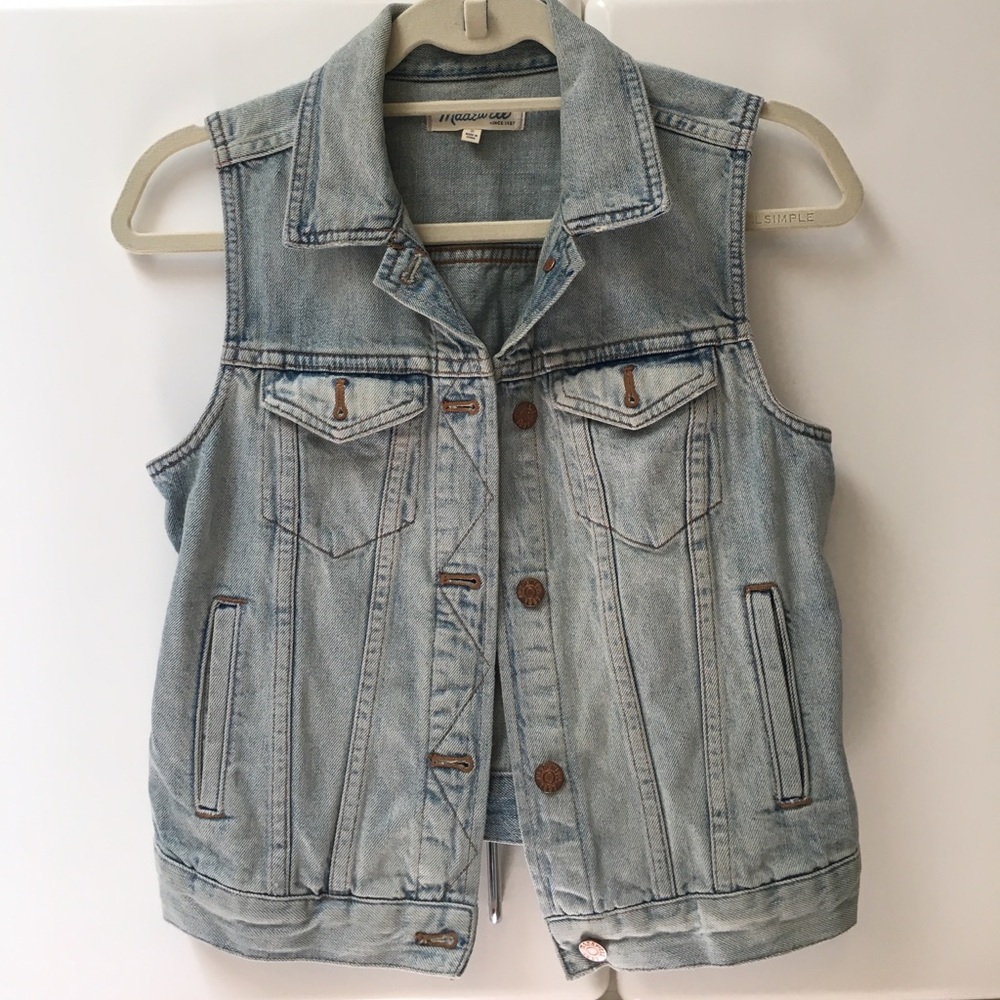 SALE! Madewell Denim Vest