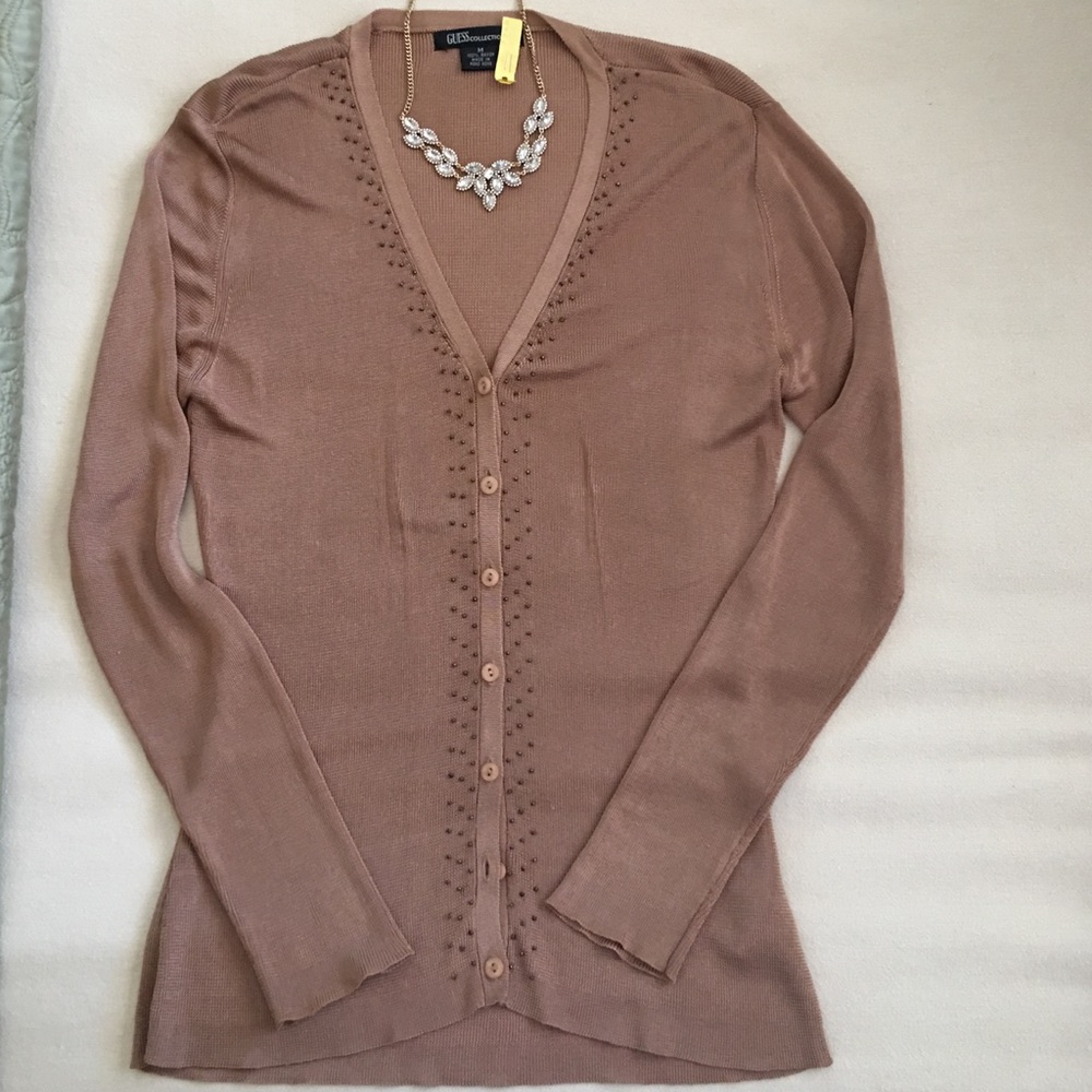 GUESS Collection Cardigan with Tank Top