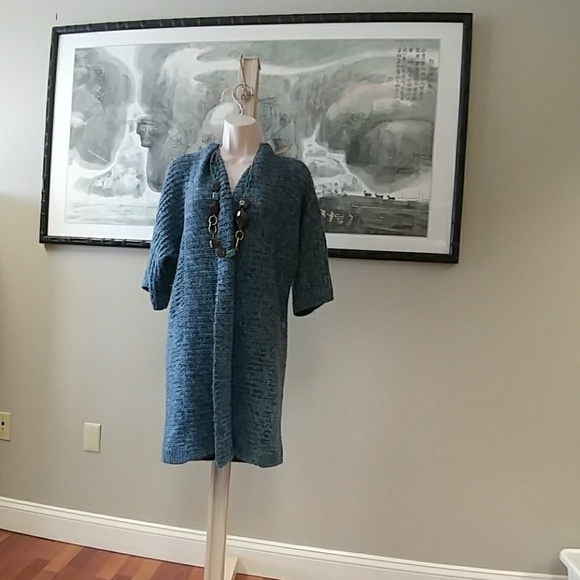 NY&CO Marbled Blue Cardigan - Picture 2 of 7