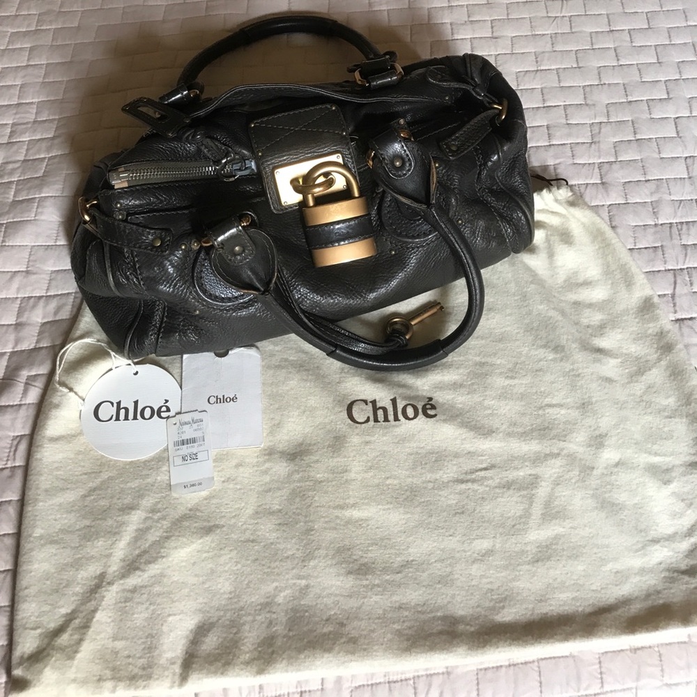 Authentic Chloe Paddington Bag Kaki color