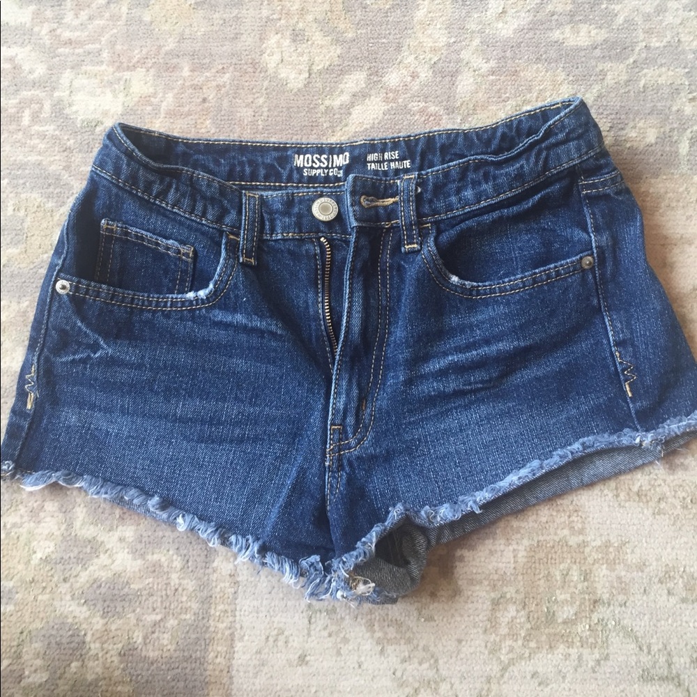 Blue jean shorts