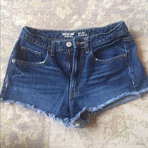 Blue jean shorts