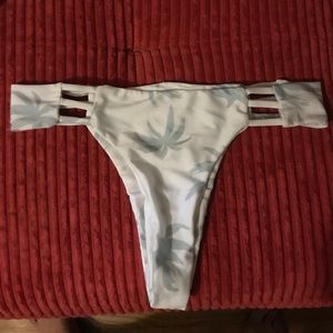 Island white bikini bottoms