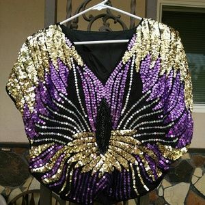 Beautiful Dressy Sequin Blouse