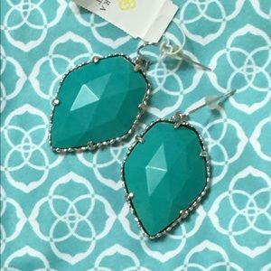 Kendra Scott Corley Teal Earrings!