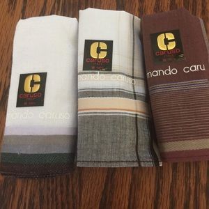 Armando Caruso set of men's handkerchief NEW