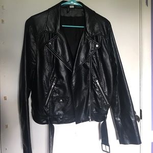 Faux Leather Jacket