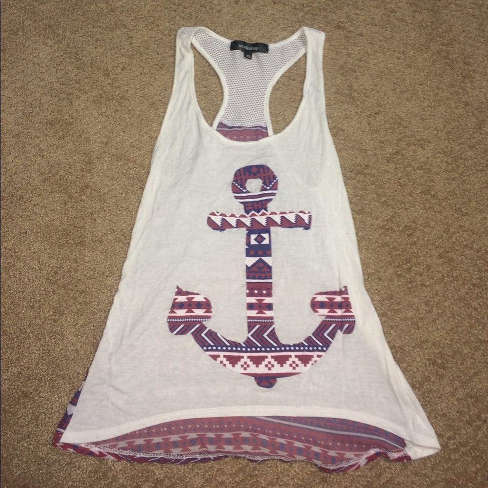 Super comfy anchor tank top.