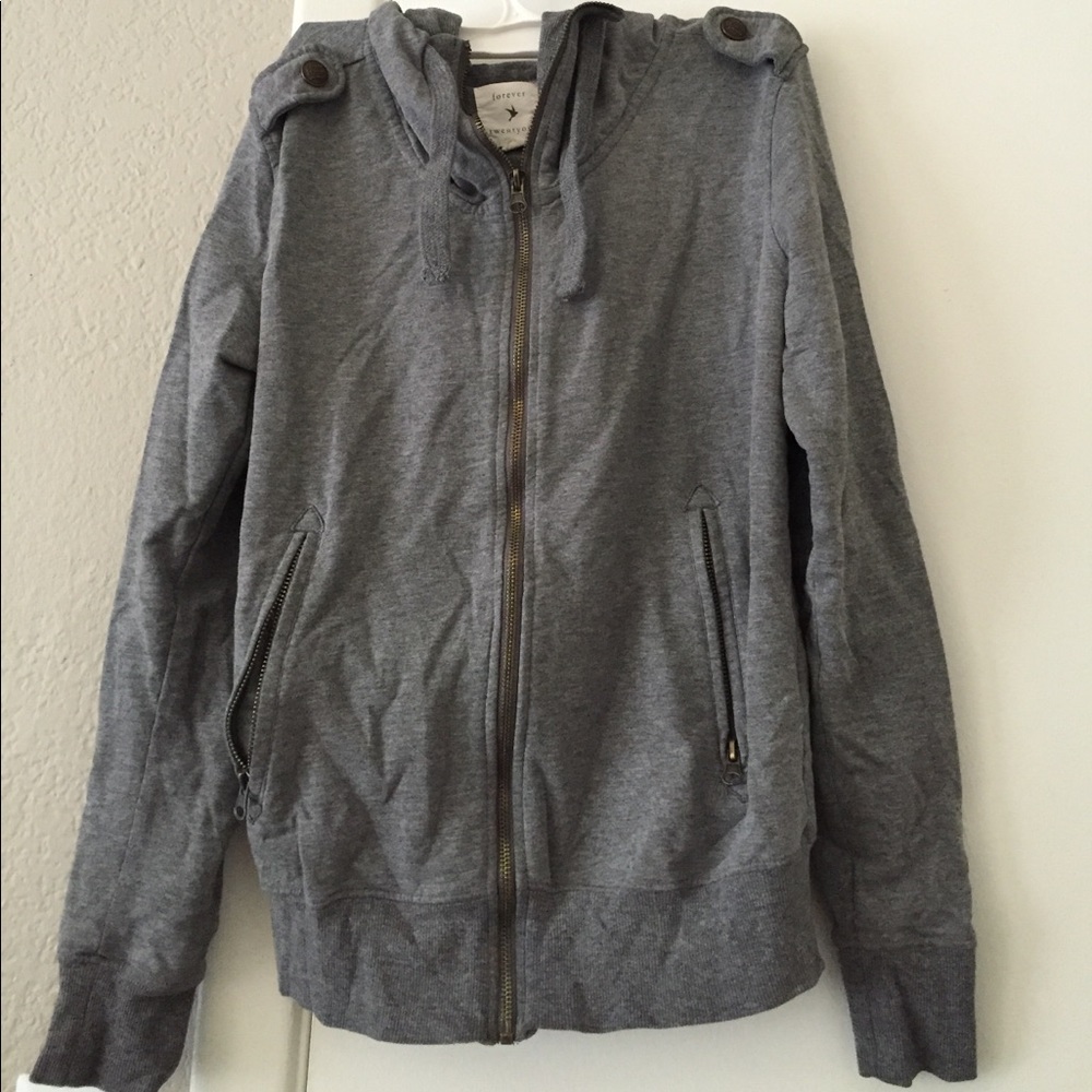 Forever 21 zip hoodie