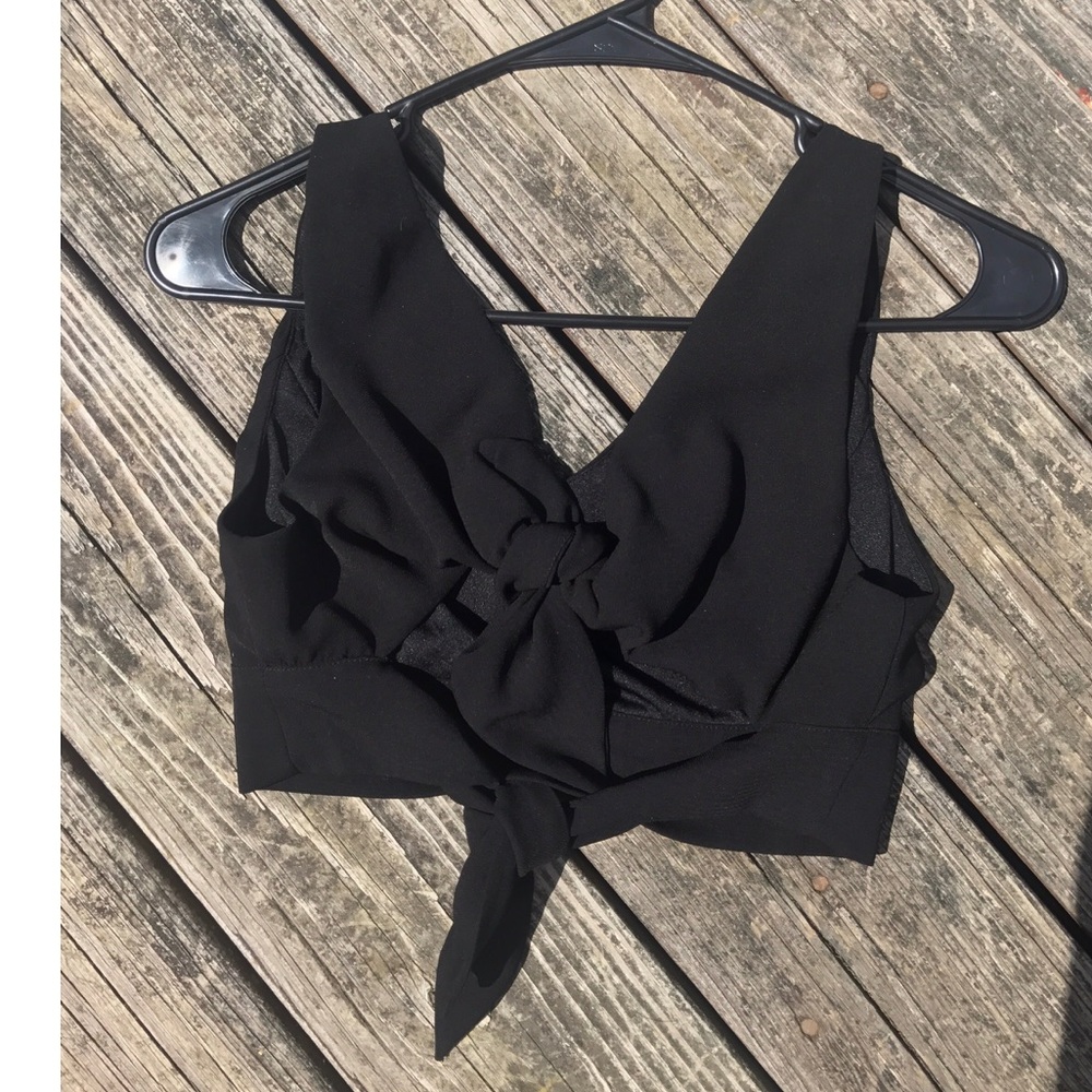 Urban Outfitters Silence + Noise Tie Back Crop Top
