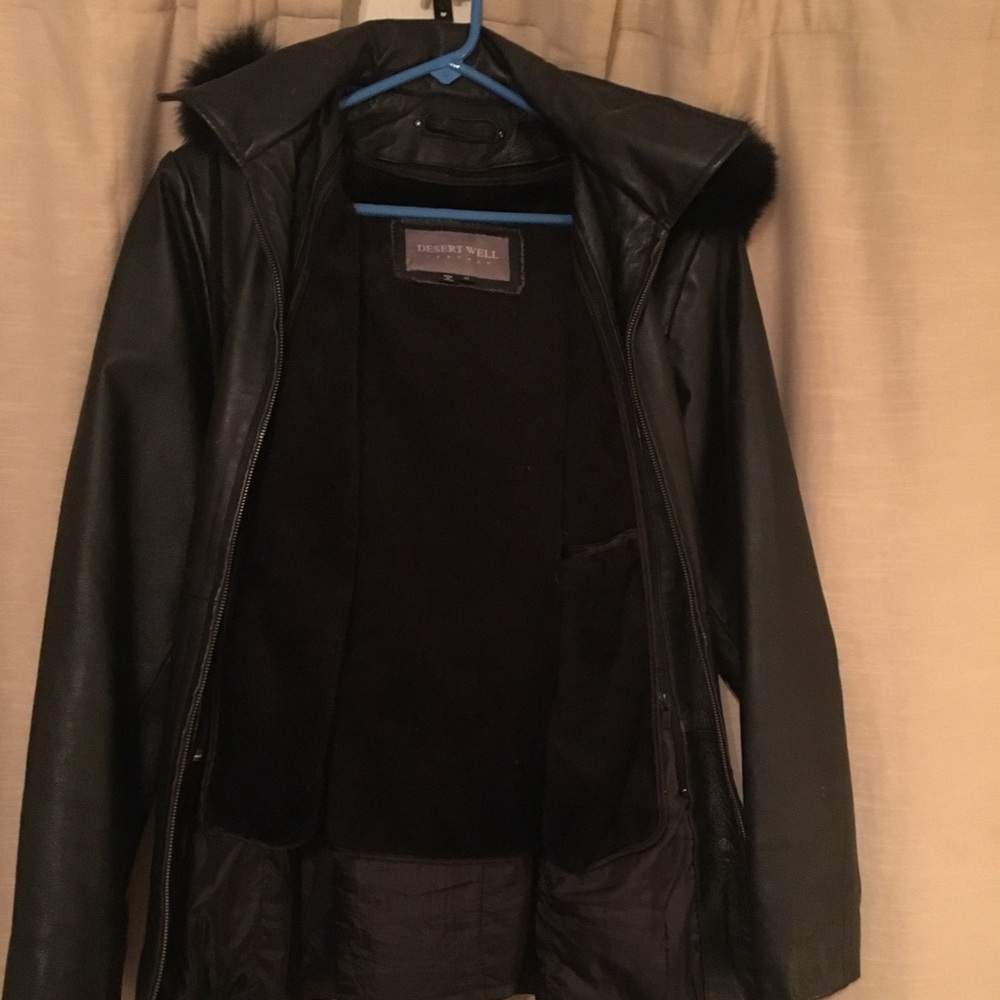 Leather jacket