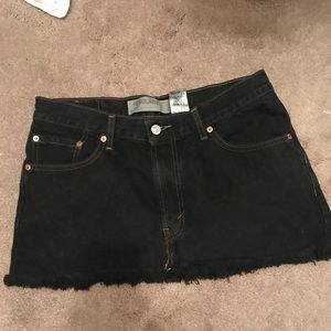 Vintage Denim Levi Skirt