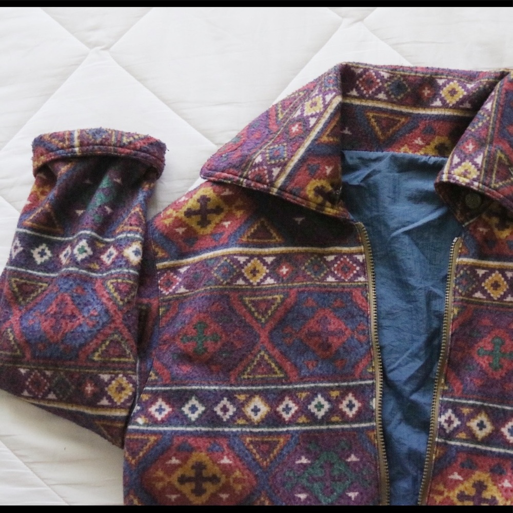 Vintage geometric/ tribal jacket