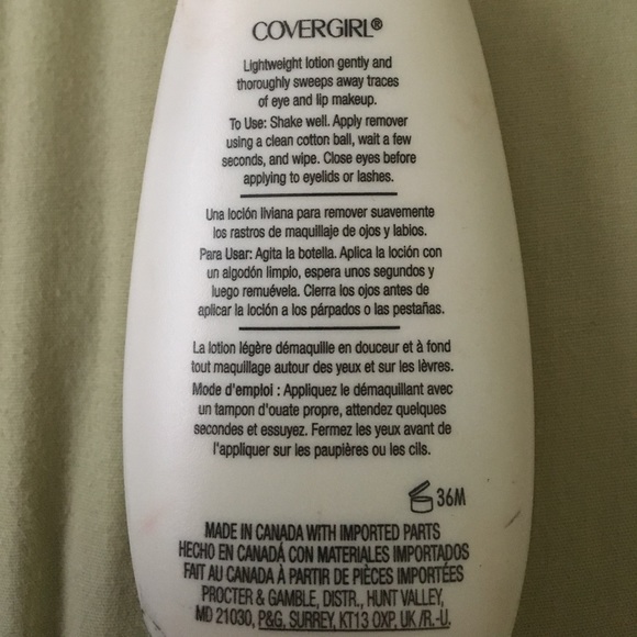 COVERGIRL Makeup Makeup Remover For Eyes And Lips Poshmark