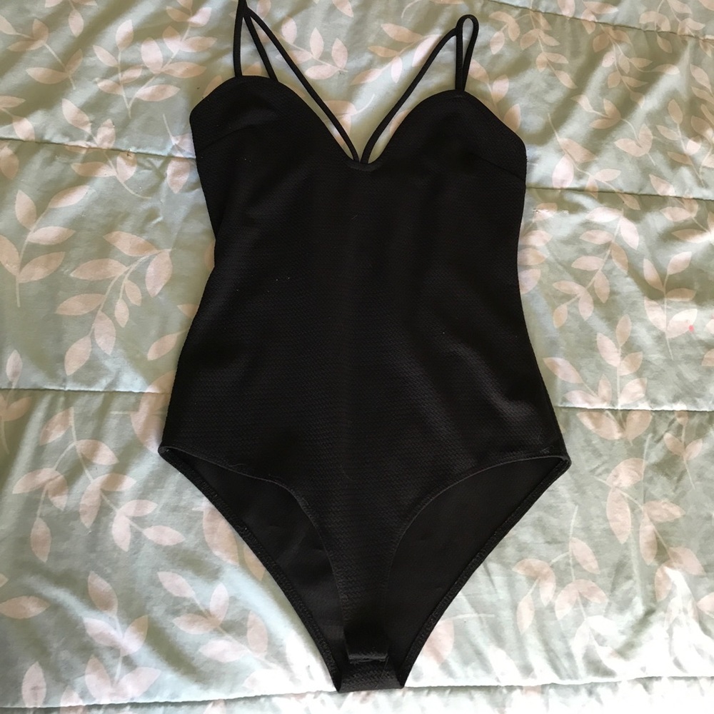 black bodysuit