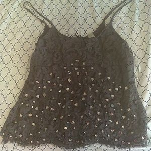 Rhinestone tank from buckle
