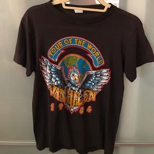 VINTAGE Van Halen Tour of the World 1984 tee