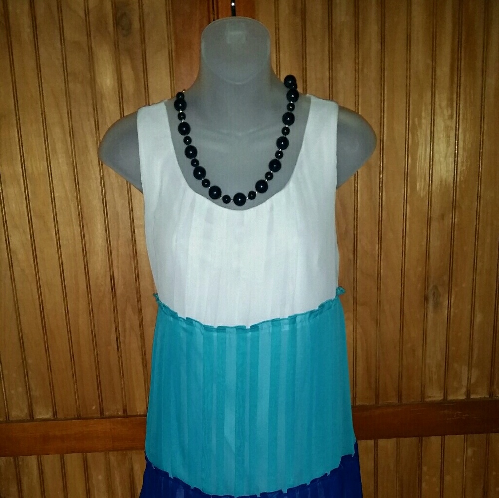 Sangria Pleated Dress