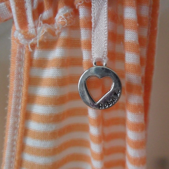 Orange Striped Embellished Tank Top - Picture 6 of 6