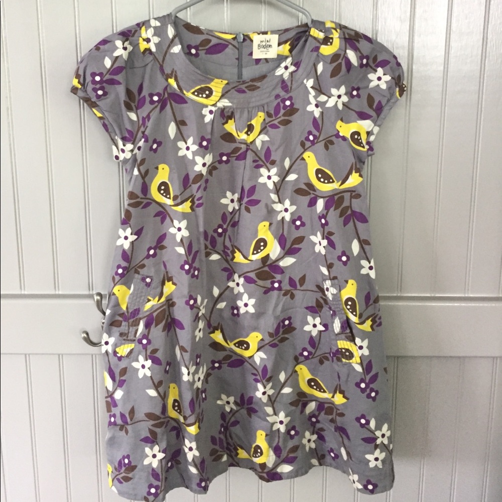 Lovely Mini Boden bird party dress