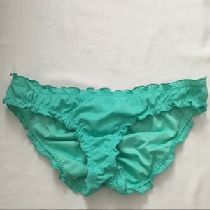 Victoria's Secret XS Ruffle Cheeky Swim Bottoms