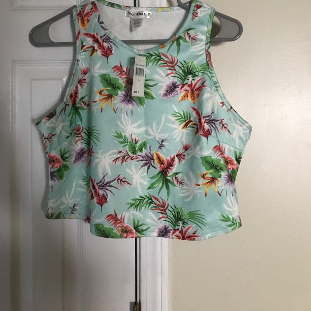 Floral print top