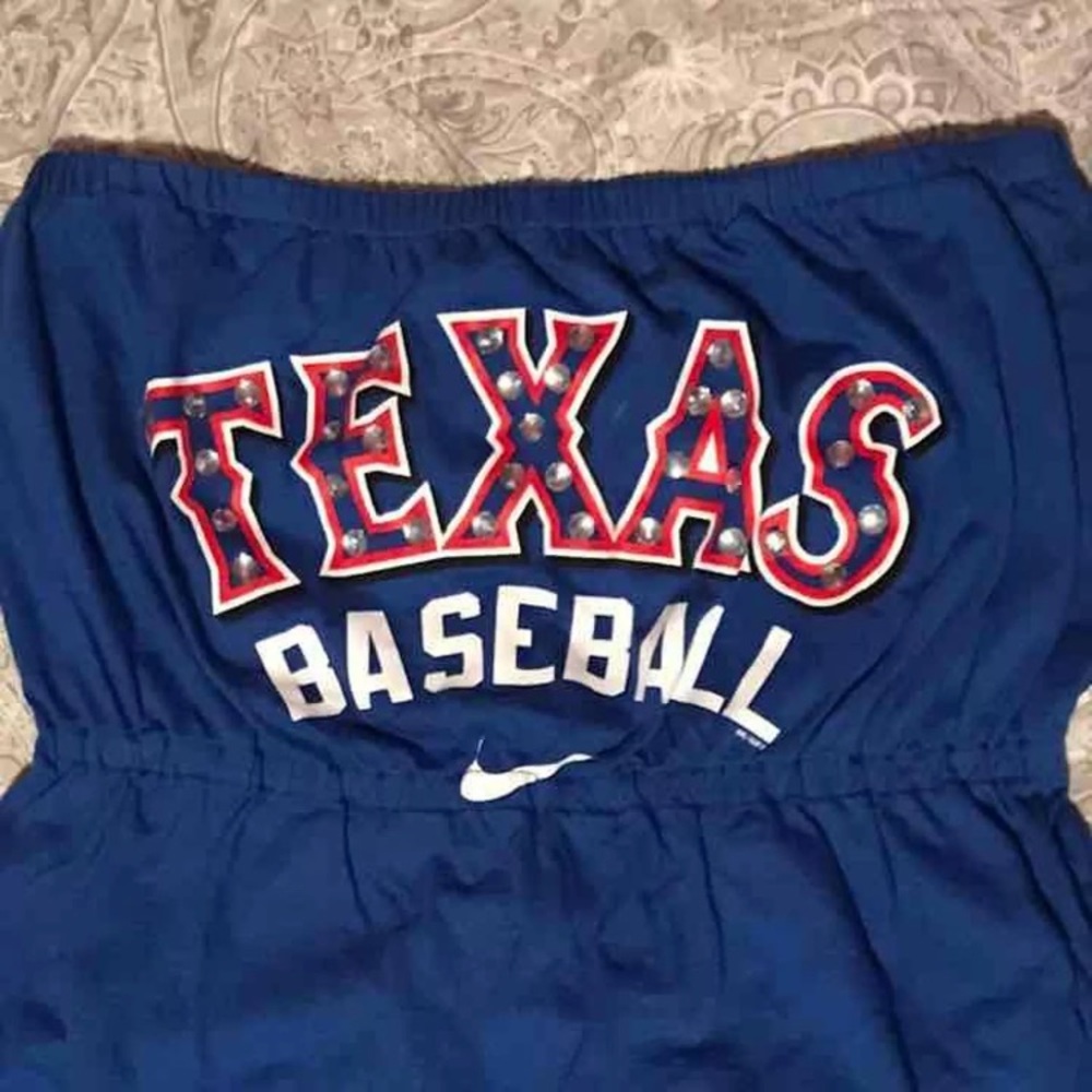 Texas Rangers costume bling shirt.