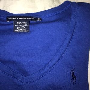 Royal Blue Ralph Lauren Long Sleeve Tee