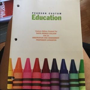 Pearson custom education book