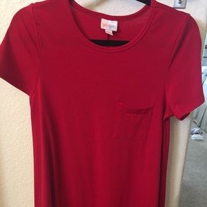 XS LuLaRoe red Carly