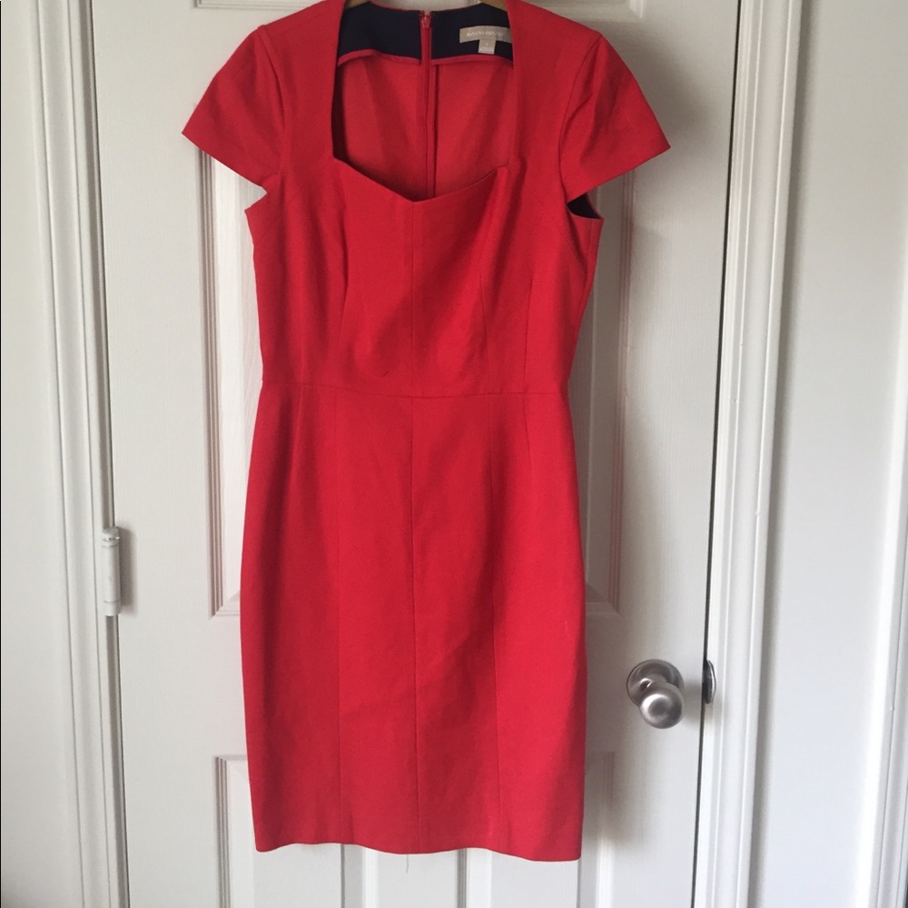 Orange banana republic dress
