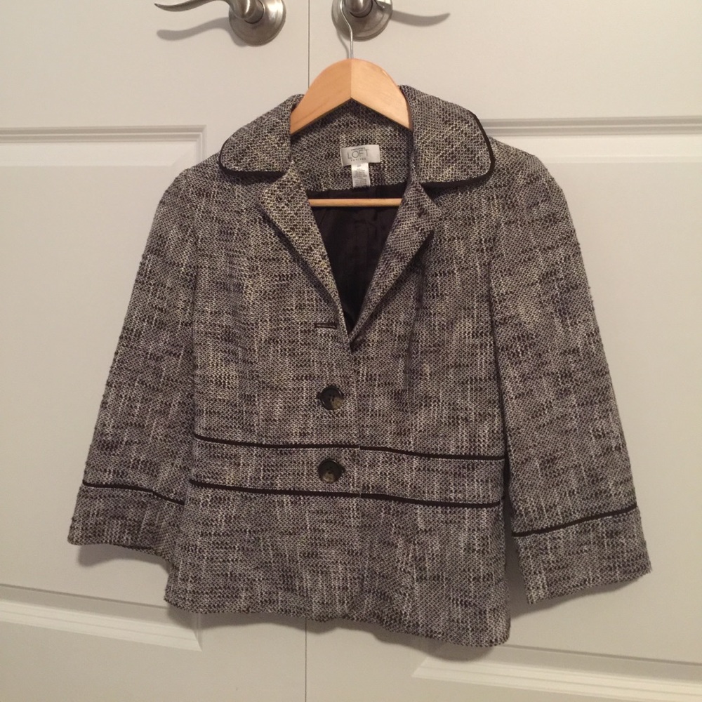 Ann Taylor Loft two piece skirt suit