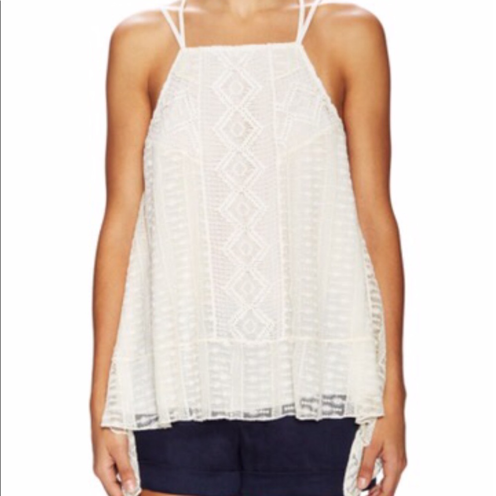 SALE😎Alice & Olivia NWOT Embroidered Chiffon Cami