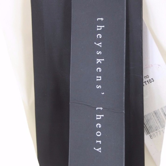 THEYSKENS THEORY WHITE BLAZER 100% SILK 1-BUTTON 6 - Picture 3 of 5