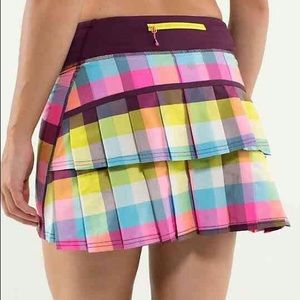 🚫SOLD🚫RARE Lululemon Pace Setter Skirt🍋