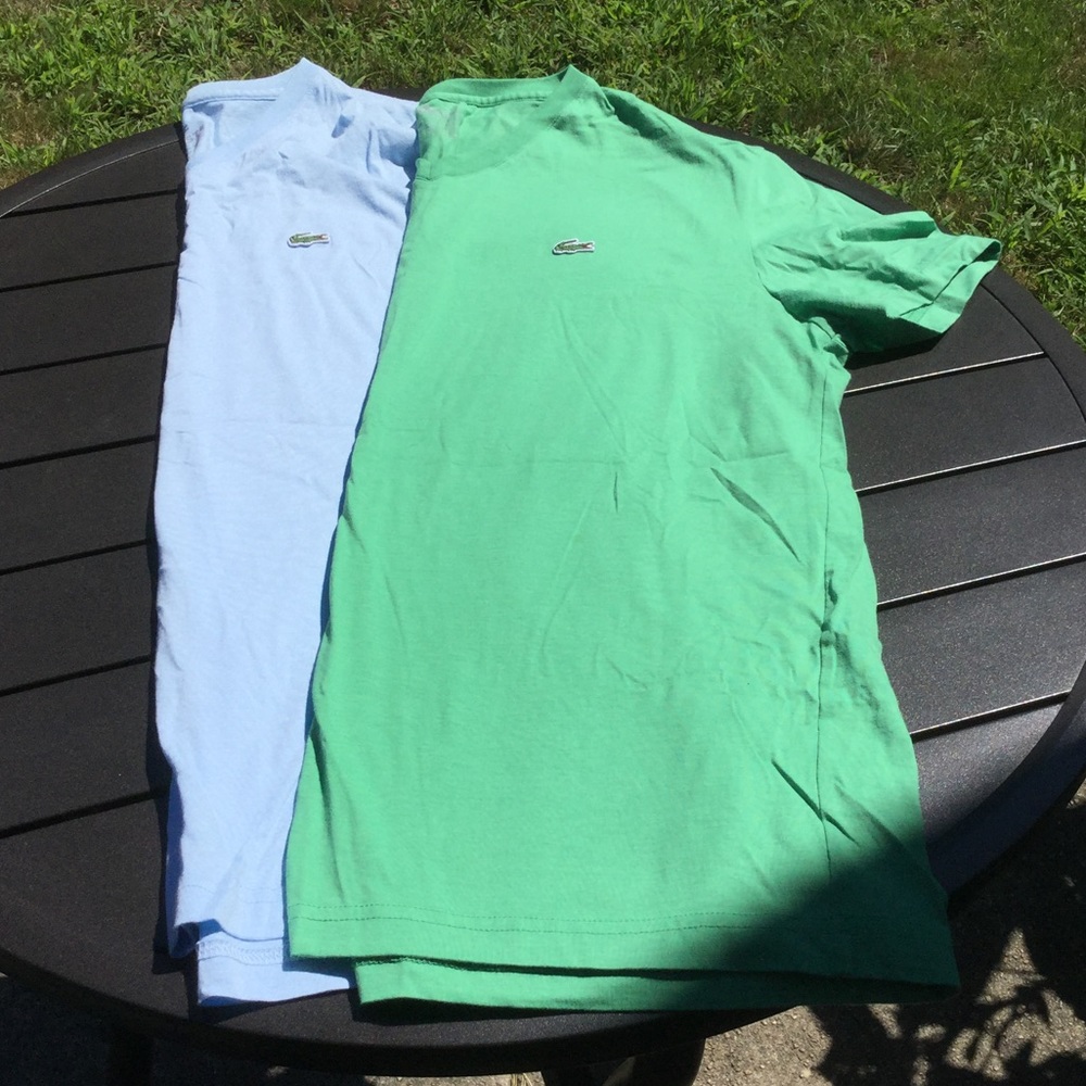Men's V-neck Lacoste shirts