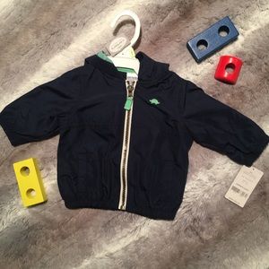 NWT Carter's Dark Navy Blue rain jacket~ 3 mos.~