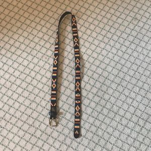 Jcrew black and neon belt