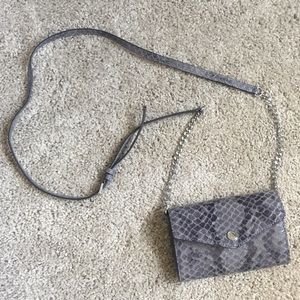 Michael Kors snakeskin cross body