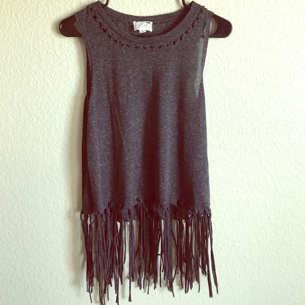 Fringed Tank Top