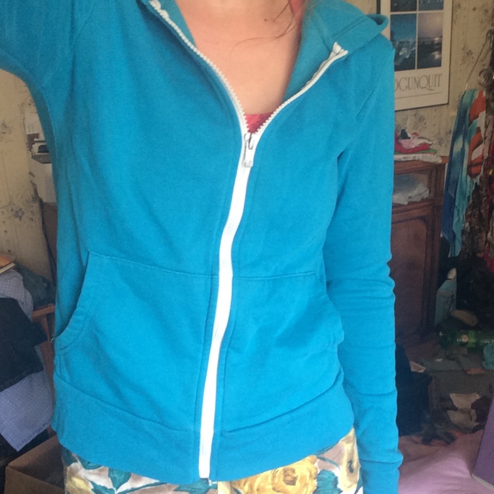Teal hoodie