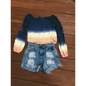 Urban Outfitters Long Sleeves Crop Top
