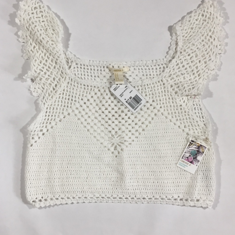 Forever 21 crochet crop top