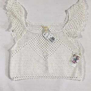 Forever 21 crochet crop top