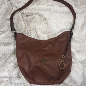 Capezio brown leather bag
